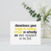 時々鎧の騎士輝く ポストカード (スタンド正面)