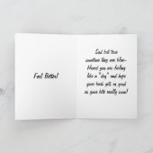 時々青くなる!お見舞い カード (内部)