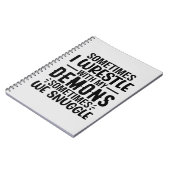 時々鬼と格闘する ノートブック (左側)