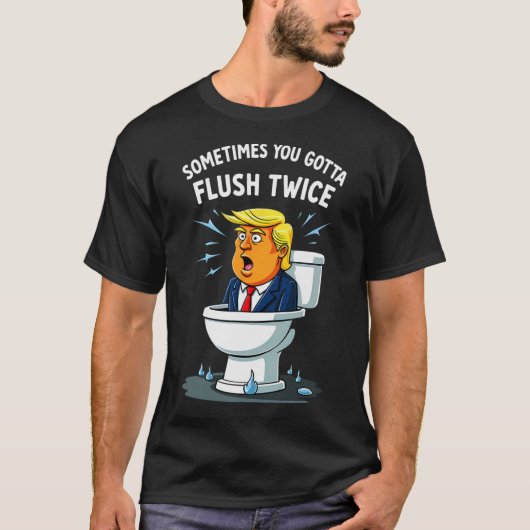 時々2回フラッシュする2 Tシャツ (正面)