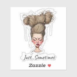 時々！おもしろい悪い日 シール