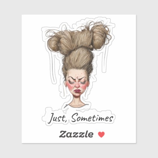 時々！おもしろい悪い日 シール (シート)