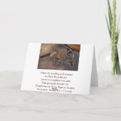 時々~の挨拶状及びメッセージカード カード (裏面)