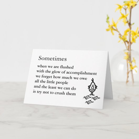 時々 カード (黄色い花)