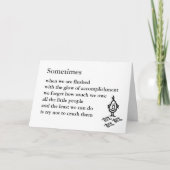 時々 カード (正面)