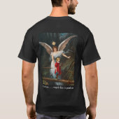 時々…天使はパンクに私達を好みます Tシャツ (裏面)