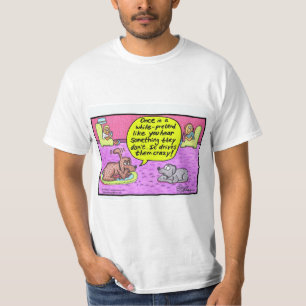 時々…弓ワウ及び猫の鳴き声のおもしろいな漫画! Tシャツ