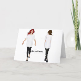 時々、考えあなたのカード サンキューカード