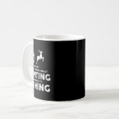 時おもしろい々の考える狩り コーヒーマグカップ (正面左)