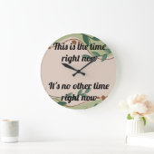 時おもしろい計 ラージ壁時計 (ホーム)