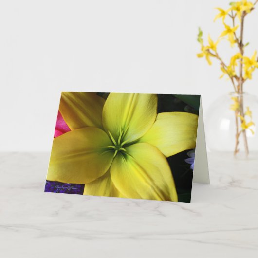 時から永遠 カード (黄色い花)