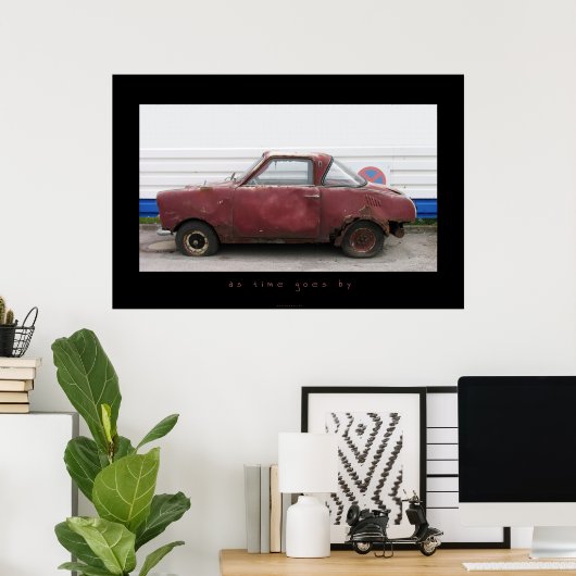 時がたつにつれて ポスター (ホームオフィス)