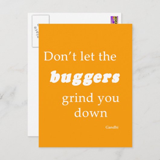 時が悪い勇気付けられるの言葉 – Brexit ポストカード (正面/裏面)