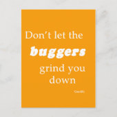 時が悪い勇気付けられるの言葉 – Brexit ポストカード (正面)