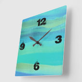 時が来た スクエア壁時計 (傾斜)