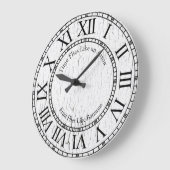 時が流れて矢のように飛ぶ ラージ壁時計 (傾斜)