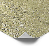 時が砂の傷や足跡を癒す ポスター (角)