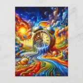 時が経つとき遠くに ポストカード (正面)