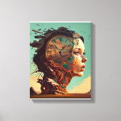 時が経つのを忘れぬ キャンバスプリント (正面)