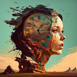 時が経つのを忘れぬ キャンバスプリント