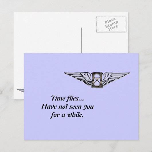 時が経つ ポストカード (正面/裏面)