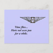 時が経つ ポストカード (正面)