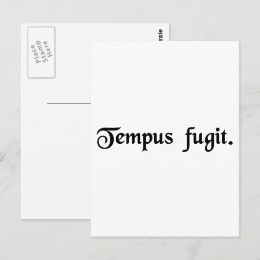 時が経つ。 ポストカード (正面/裏面)