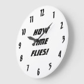 時が経てば移る ラージ壁時計 (傾斜)