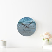 時と潮は誰も待たない。 ラウンド壁時計 (ホーム)