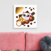 「時と物と頬髯」 キャンバスプリント (インサイチュ (リビング))