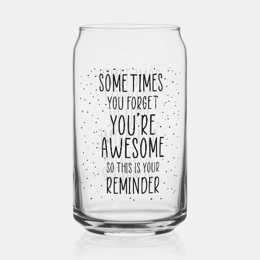 時にはあなたは忘れお前は素晴らしやる気を起こさせるい ガラス缶 (裏面)