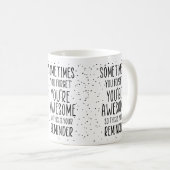 時にはあなたは忘れお前は素晴らしやる気を起こさせるい コーヒーマグカップ (正面右)