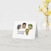 時にはコーンブレッドは真ん中では終わらなかった カード (黄色い花)