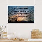 時にはダライラマのポスターを作る ポスター (キッチン)