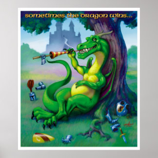 時にはドラゴンがグリーンプリントを勝ち取る ポスター