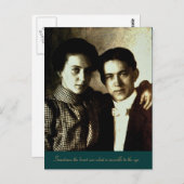 時にはハートが見えないものを… ポストカード (正面/裏面)