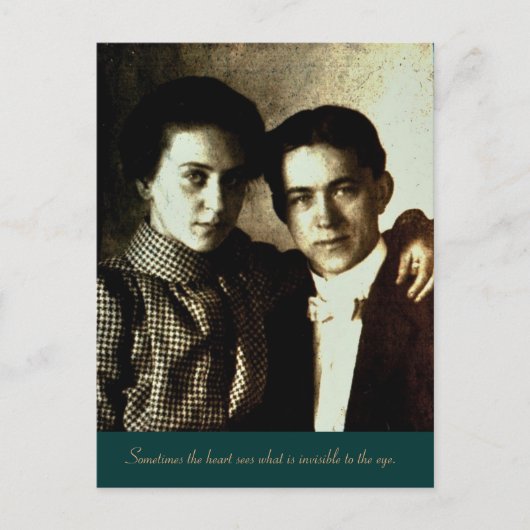 時にはハートが見えないものを… ポストカード (正面)