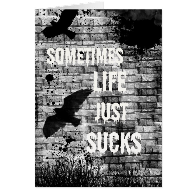 時には人生は単なる最低 (正面)