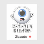 時には人生は目の炎おもしろいのような人 シール (シート)