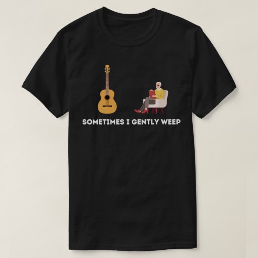 時には優しく泣く Tシャツ (デザイン正面)