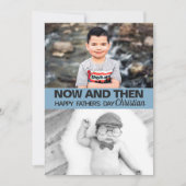 時には写真ボーイソンキープサク父の日 カード (正面)