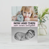 時には写真娘が父の日を記念する カード (スタンド正面)