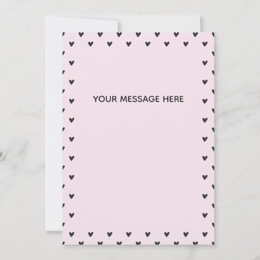 時には写真娘が父の日を記念する カード (裏面)