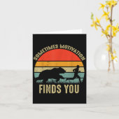 時には動機づけがおもしろい人の走心を引く カード (黄色い花)