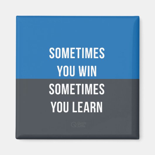 時には勝ち、時には磁石学 マグネット (正面)