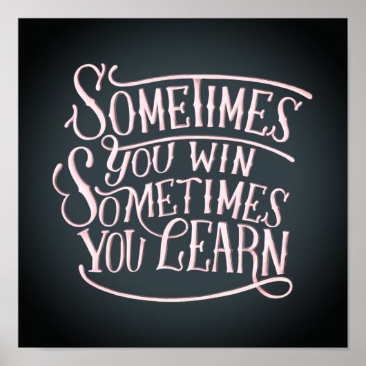 時には勝つ ポスター (正面)