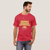 時には家族や人よりもコーヒーが好き Tシャツ (正面フル)