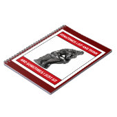 時には座って考えいる、時には座る ノートブック (左側)