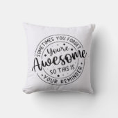 時には忘れ君の素晴らし クッション (正面)