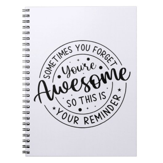 時には忘れ君の素晴らし ノートブック (正面)